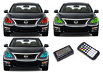Nissan-Altima-2013, 2014, 2015-LED-Halo-Headlights-RGB-Colorfuse RF Remote-NI-ALS1315-V3HCFRF