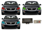 Nissan-Altima-2013, 2014, 2015-LED-Halo-Headlights-RGB-RF Remote-NI-ALS1315-V3HRF