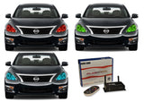 Nissan-Altima-2013, 2014, 2015-LED-Halo-Headlights-RGB-WiFi Remote-NI-ALS1315-V3HWI