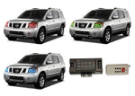 Nissan-Armada-2004, 2005, 2006, 2007, 2008, 2009, 2010, 2011, 2012, 2013, 2014-LED-Halo-Headlights-RGB-RF Remote-NI-AR0414-V3HRF