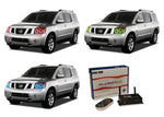 Nissan-Armada-2004, 2005, 2006, 2007, 2008, 2009, 2010, 2011, 2012, 2013, 2014-LED-Halo-Headlights-RGB-WiFi Remote-NI-AR0414-V3HWI