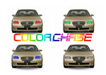 Nissan-Maxima-2002, 2003-LED-Halo-Headlights-ColorChase-No Remote-NI-MX0203-CCH