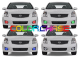 Nissan-Sentra-2007, 2008, 2009, 2010, 2011-LED-Halo-Fog Lights-ColorChase-No Remote-NI-SE0711-CCF