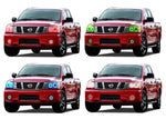 Nissan-Titan-2004, 2005, 2006, 2007, 2008, 2009, 2010, 2011, 2012, 2013, 2014-LED-Halo-Headlights-RGB-No Remote-NI-TI0414-V3H