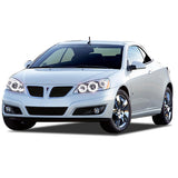Pontiac-G6-2005, 2006, 2007, 2008, 2009, 2010-LED-Halo-Headlights-White-RF Remote White-PO-G60510-WHRF