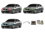 Pontiac-G8-2008, 2009-LED-Halo-Headlights-RGB-IR Remote-PO-G80809-V3HIR