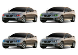 Pontiac-GTO-2004, 2005, 2006-LED-Halo-Headlights-RGB-No Remote-PO-GT0406-V3H