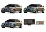Pontiac-GTO-2004, 2005, 2006-LED-Halo-Headlights-RGB-RF Remote-PO-GT0406-V3HRF