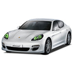 Porsche-Panamera-2010, 2011, 2012, 2013-LED-Halo-Headlights-ColorChase-No Remote-PR-PA1013-CCH