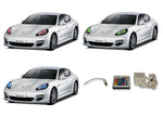 Porsche-Panamera-2010, 2011, 2012, 2013-LED-Halo-Headlights-RGB-IR Remote-PR-PA1013-V3HIR