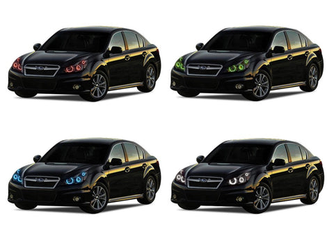 Subaru-Legacy-2010, 2011, 2012-LED-Halo-Headlights-RGB-No Remote-SU-LG1012-V3H