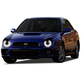 Subaru-Impreza-2002, 2003-LED-Halo-Headlights-RGB-Bluetooth RF Remote-SU-WR0203-V3HBTRF