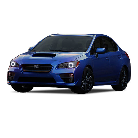 Subaru-Impreza-2015, 2016, 2017, 2018-LED-Halo-Headlights-White-RF Remote White-SU-WR1516-WHRF