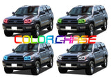 Toyota-4Runner-2006, 2007, 2008, 2009-LED-Halo-Headlights-ColorChase-No Remote-TO-4R0609-CCH