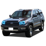 Toyota-4Runner-2006, 2007, 2008, 2009-LED-Halo-Headlights-RGB-Bluetooth RF Remote-TO-4R0609-V3HBTRF