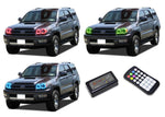 Toyota-4Runner-2006, 2007, 2008, 2009-LED-Halo-Headlights-RGB-Colorfuse RF Remote-TO-4R0609-V3HCFRF