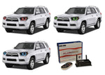 Toyota-4Runner-2010, 2011, 2012, 2013-LED-Halo-Headlights-RGB-WiFi Remote-TO-4R1013-V3HWI