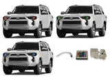 Toyota-4Runner-2014, 2015, 2016-LED-Halo-Headlights-RGB-IR Remote-TO-4R1416-V3HIR