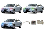 Toyota-Camry-2007, 2008, 2009-LED-Halo-Headlights-RGB-IR Remote-TO-CA0709-V3HIR