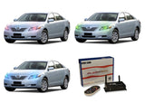 Toyota-Camry-2007, 2008, 2009-LED-Halo-Headlights-RGB-WiFi Remote-TO-CA0709-V3HWI