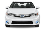 Toyota-Camry-2007, 2008, 2009, 2010, 2011, 2012, 2013-LED-Halo-Fog Lights-ColorChase-No Remote-TO-CA0713-CCF