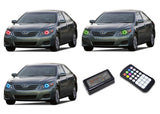 Toyota-Camry-2010, 2011-LED-Halo-Headlights-RGB-Colorfuse RF Remote-TO-CA1011-V3HCFRF