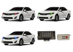 Toyota-Camry-2012, 2013, 2014-LED-Halo-Headlights-RGB-RF Remote-TO-CA1214-V3HRF