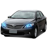 Toyota-Corolla-2011, 2012, 2013-LED-Halo-Headlights-RGB-Bluetooth RF Remote-TO-CO1113-V3HBTRF