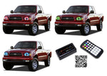 Toyota-Tacoma-2001, 2002, 2003, 2004-LED-Halo-Headlights-RGB-Bluetooth RF Remote-TO-TA0104-V3HBTRF