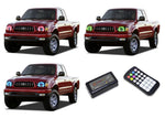 Toyota-Tacoma-2001, 2002, 2003, 2004-LED-Halo-Headlights-RGB-Colorfuse RF Remote-TO-TA0104-V3HCFRF