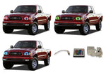 Toyota-Tacoma-2001, 2002, 2003, 2004-LED-Halo-Headlights-RGB-IR Remote-TO-TA0104-V3HIR