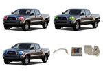Toyota-Tacoma-2005, 2006, 2007, 2008, 2009, 2010, 2011-LED-Halo-Headlights-RGB-IR Remote-TO-TA0511-V3HIR