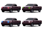 Toyota-Tundra-2005, 2006-LED-Halo-Headlights-RGB-No Remote-TO-TU0506-V3H