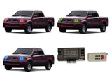 Toyota-Tundra-2005, 2006-LED-Halo-Headlights-RGB-RF Remote-TO-TU0506-V3HRF