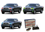 Toyota-Tundra-2007, 2008, 2009, 2010, 2011, 2012, 2013-LED-Halo-Headlights and Fog Lights-RGB-WiFi Remote-TO-TU0713-V3HFWI