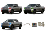 Toyota-Tundra-2014, 2015, 2016-LED-Halo-Headlights and Fog Lights-RGB-IR Remote-TO-TU1415-V3HFIR