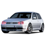 Volkswagen-Golf-1999, 2000, 2001, 2002, 2003, 2004, 2005, 2006-LED-Halo-Headlights-RGB-Bluetooth RF Remote-VW-GO9906-V3HBTRF