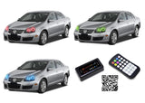 Volkswagen-Jetta-2005, 2006, 2007, 2008, 2009, 2010-LED-Halo-Headlights-RGB-Bluetooth RF Remote-VW-JT0510-V3HBTRF