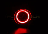 Ford-C-Max-2013, 2014-LED-Halo-Fog Lights-RGB-Bluetooth RF Remote-FO-CM1314-V3FBTRF-WPE