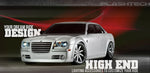 Chrysler-300-2005, 2006, 2007, 2008, 2009, 2010-LED-Halo-Headlights-White-RF Remote White-CH-30C0510-WHRF