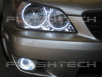 Lexus-is300-2001, 2002, 2003, 2004, 2005-LED-Halo-Headlights and Fog Lights-White-RF Remote White-LX-IS30105-WHFRF