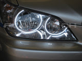 Lexus-is300-2001, 2002, 2003, 2004, 2005-LED-Halo-Headlights-White-RF Remote White-LX-IS30105-WHRF