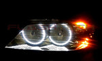 Lincoln-Town Car-2005, 2006, 2007, 2008, 2009, 2010, 2011-LED-Halo-Headlights-White-RF Remote White-LI-TC0511-WHRF