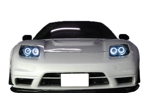 Acura-NSX-2002, 2003, 2004, 2005-LED-Halo-Headlights-White-RF Remote White-AC-NSX0205-WHRF