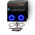 Ford-Focus-2008, 2009, 2010, 2011, 2012, 2013, 2014-LED-Halo-Fog Lights-Blue-No Remote-FO-FO0814-BF-WPE