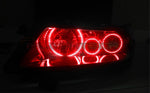 Acura-TSX-2004, 2005, 2006, 2007, 2008-LED-Halo-Headlights-RGB-Bluetooth RF Remote-AC-TSX0408-V3HBTRF