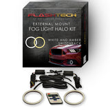 Ford-Freestyle-2005, 2006, 2007-LED-Halo-Fog Lights-White / Amber-RF Remote White-FO-FR0507-WFRF-WPE